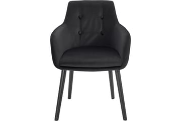 Arda Karmstol - Svart - Møbler - Stoler - Spisestuestoler & kjøkkenstoler