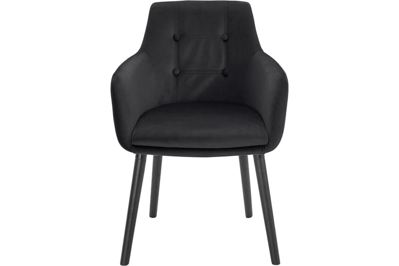 Arda Karmstol - Svart - Møbler - Stoler - Spisestuestoler & kjøkkenstoler