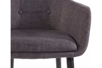 Arda Spisestol 2-pk - Eik/Mørkegrå - Møbler - Stoler - Spisestuestoler & kjøkkenstoler