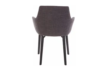 Arda Spisestol 2-pk - Eik/Mørkegrå - Møbler - Stoler - Spisestuestoler & kjøkkenstoler