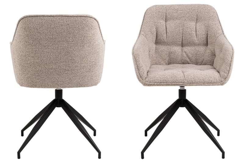 Armstol Olze - Beige - Møbler - Stoler - Spisestuestoler & kjøkkenstoler