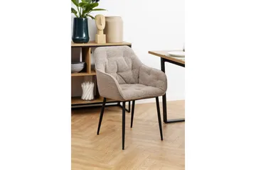 Armstol Olze - Beige - Møbler - Stoler - Spisestuestoler & kjøkkenstoler