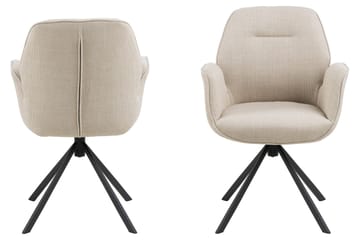 Armstol Wolki - Lys Beige - Møbler - Stoler - Spisestuestoler & kjøkkenstoler