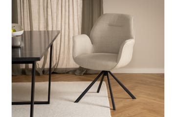 Armstol Wolki - Lys Beige - Møbler - Stoler - Spisestuestoler & kjøkkenstoler