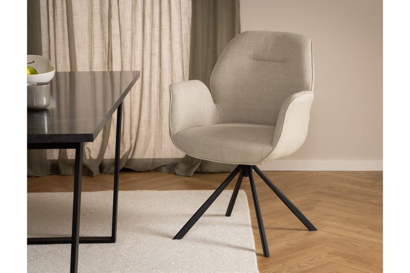 Armstol Wolki - Lysebeige - Møbler - Stoler - Spisestuestoler & kjøkkenstoler