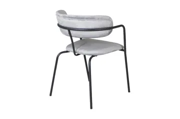 Arrow Lenestol - Grå/Sort - Møbler - Stoler - Spisestuestoler & kjøkkenstoler