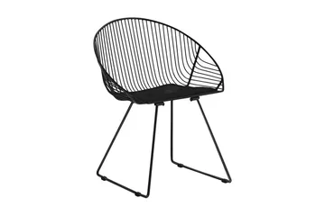 Aurora Stol 2-pk - Svart - Møbler - Stoler - Spisestuestoler & kjøkkenstoler