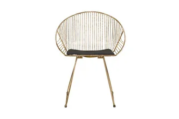 Aurora Stol 2-pk - Gull - Møbler - Stoler - Spisestuestoler & kjøkkenstoler