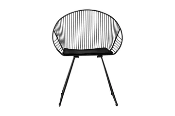 Aurora Stol 2-pk - Svart - Møbler - Stoler - Spisestuestoler & kjøkkenstoler