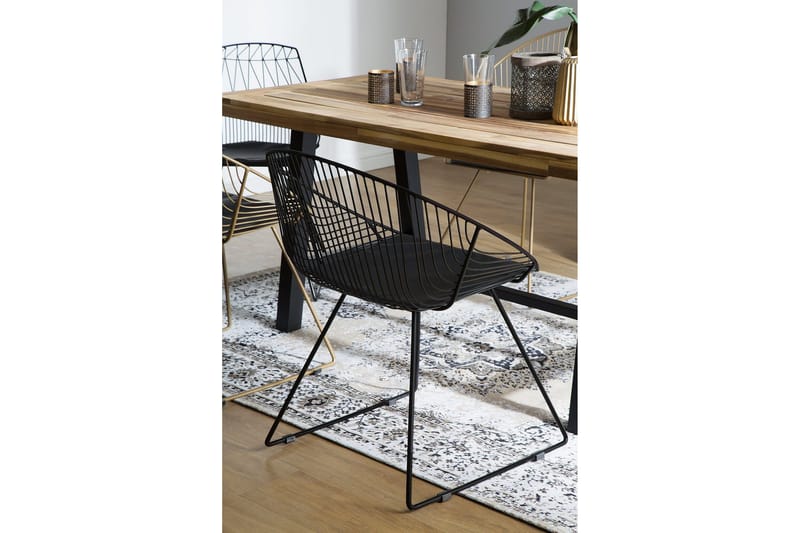 Aurora Stol 2-pk - Svart - Møbler - Stoler - Spisestuestoler & kjøkkenstoler