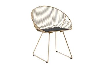 Aurora Stol 2-pk - Gull - Møbler - Stoler - Spisestuestoler & kjøkkenstoler