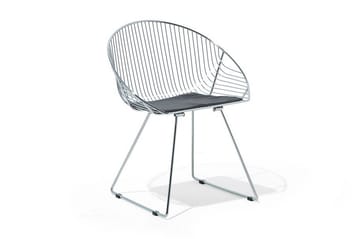 Aurora Stol 2-pk - Sølv - Møbler - Stoler - Spisestuestoler & kjøkkenstoler