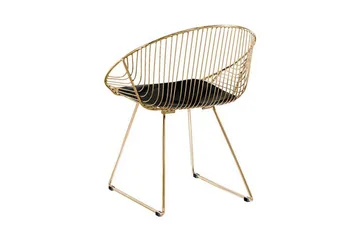 Aurora Stol 2-pk - Gull - Møbler - Stoler - Spisestuestoler & kjøkkenstoler