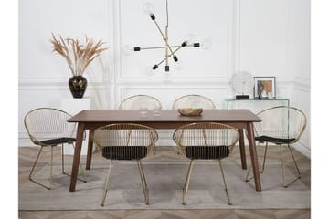 Aurora Stol 2-pk - Gull - Møbler - Stoler - Spisestuestoler & kjøkkenstoler