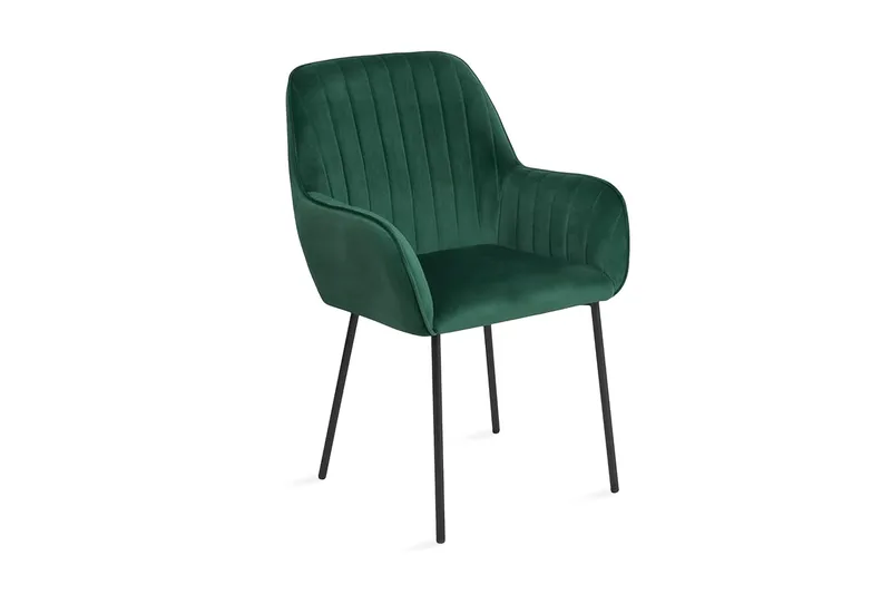 Axson Stol 2-pk Fløyel, Grønn