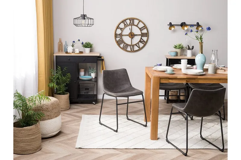 Batavia Stolstol 2-pk - Grå - Møbler - Stoler - Spisestuestoler & kjøkkenstoler