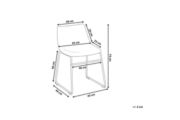 Batavia Stolstol 2-pk - Brun - Møbler - Stoler - Spisestuestoler & kjøkkenstoler