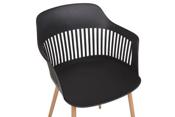 Bereca Spisestol 2-pk - Svart - Møbler - Stoler - Spisestuestoler & kjøkkenstoler