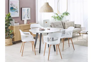 Bereca Spisestol 2-pk - Hvit - Møbler - Stoler - Spisestuestoler & kjøkkenstoler