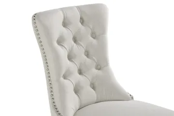 Bergviken Beige Spisestol - Hvit / Tre - Møbler - Stoler - Spisestuestoler & kjøkkenstoler