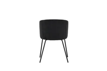 Berit Armlene Stol - Svart - Møbler - Stoler - Spisestuestoler & kjøkkenstoler