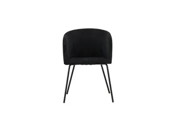 Berit Armlene Stol - Svart - Møbler - Stoler - Spisestuestoler & kjøkkenstoler