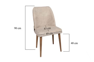 Berriaren Spisestol - Valnøtt - Møbler - Stoler - Spisestuestoler & kjøkkenstoler