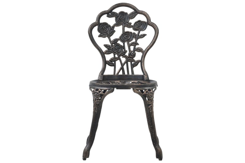 Bistrostoler 2 stk bronsestøpt aluminium - Spisestuestoler & kj�økkenstoler