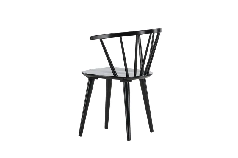 Bobby Armlene Stol - Svart - Møbler - Stoler - Spisestuestoler & kjøkkenstoler