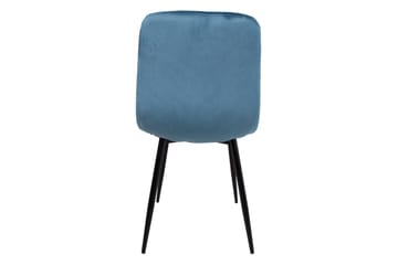 Brie Stol Blå Fløyel - Møbler - Stoler - Spisestuestoler & kjøkkenstoler