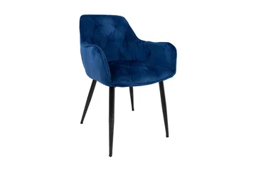 Brita Stol 61x57x83 cm Blå - Møbler - Stoler - Spisestuestoler & kjøkkenstoler