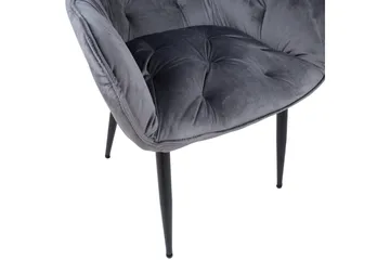 Brita Stol 61x57x83 cm Grå - Møbler - Stoler - Spisestuestoler & kjøkkenstoler