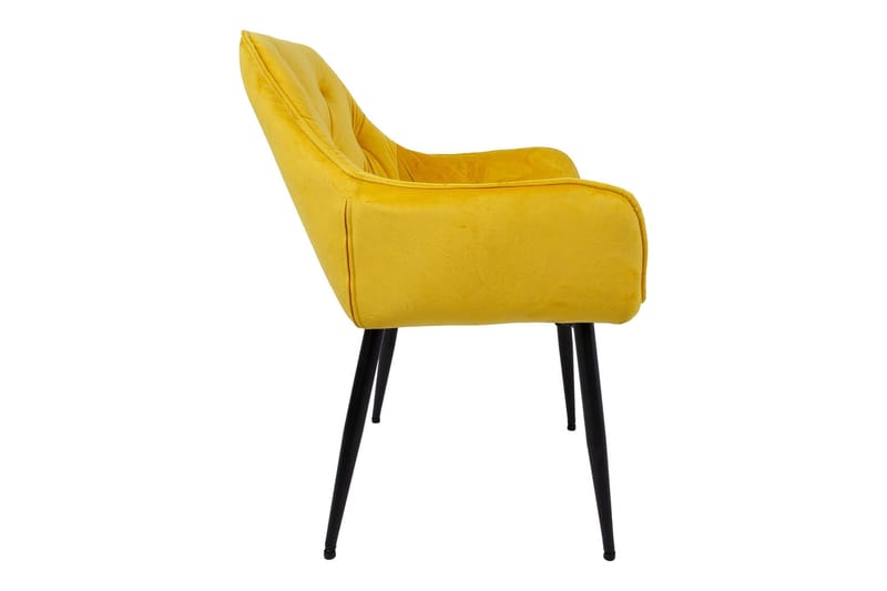 Brita Stol 61x57x83 cm Gul - Møbler - Stoler - Spisestuestoler & kjøkkenstoler