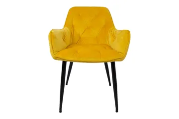 Brita Stol 61x57x83 cm Gul - Møbler - Stoler - Spisestuestoler & kjøkkenstoler