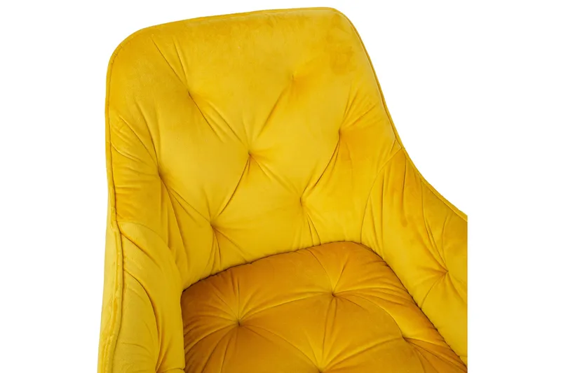 Brita Stol 61x57x83 cm Gul - Møbler - Stoler - Spisestuestoler & kjøkkenstoler