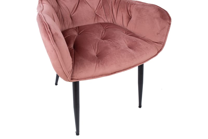 Brita Stol 61x57x83 cm Rosa - Møbler - Stoler - Spisestuestoler & kjøkkenstoler