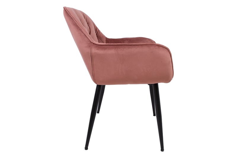 Brita Stol 61x57x83 cm Rosa - Møbler - Stoler - Spisestuestoler & kjøkkenstoler