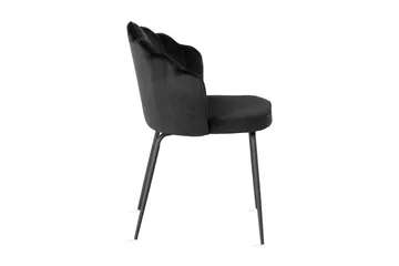 Broddhult Spisestol - Svart / Metall / Fløyel - Møbler - Stoler - Spisestuestoler & kjøkkenstoler