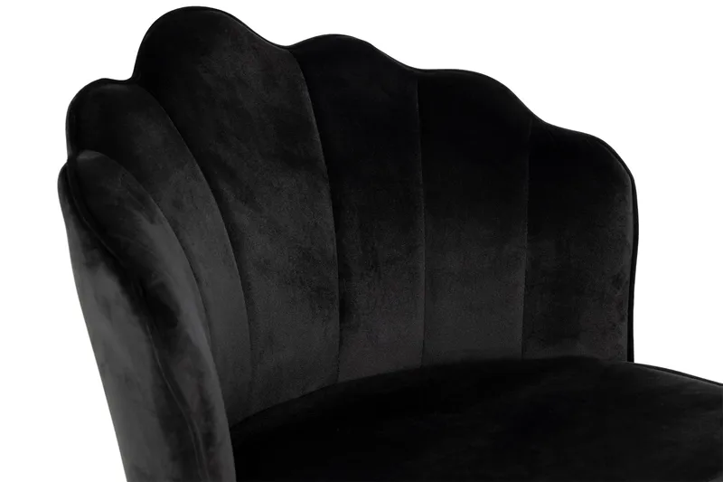 Broddhult Spisestol - Svart / Metall / Fløyel - Møbler - Stoler - Spisestuestoler & kjøkkenstoler