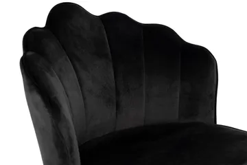 Broddhult Spisestol - Svart / Metall / Fløyel - Møbler - Stoler - Spisestuestoler & kjøkkenstoler