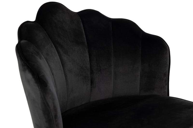 Broddhult Spisestol - Svart / Metall / Fløyel - Møbler - Stoler - Spisestuestoler & kjøkkenstoler