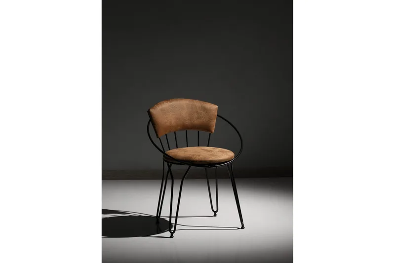 Brutorp Spisestol - Svart/Beige - Møbler - Stoler - Spisestuestoler & kjøkkenstoler