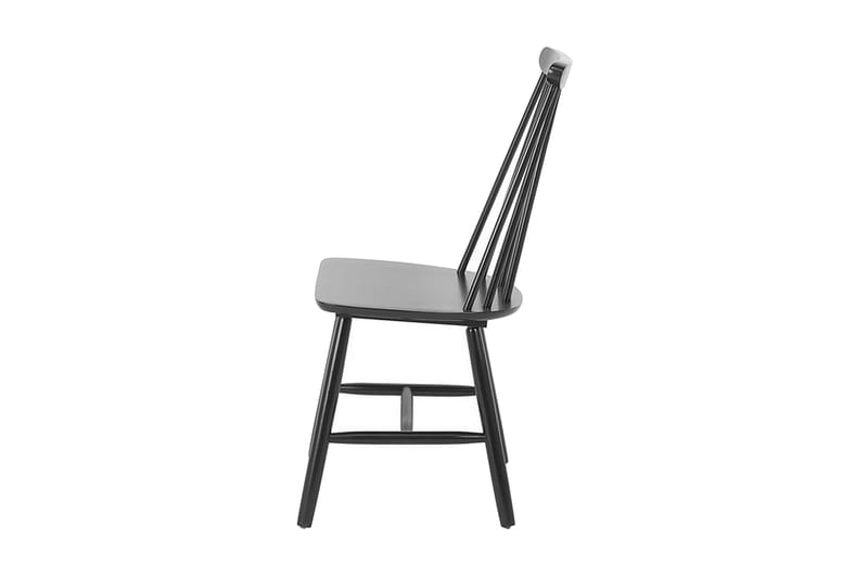 Burbank Stol 2-pk - Svart - Møbler - Stoler - Spisestuestoler & kjøkkenstoler