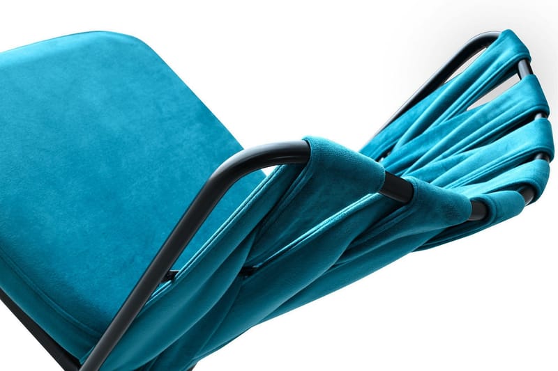 Cabec Spisestol - Svart/Blå - Møbler - Stoler - Spisestuestoler & kjøkkenstoler