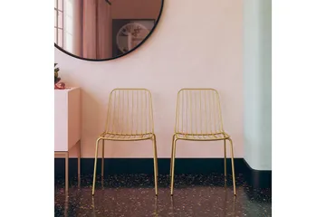 Caden Spisestol Gull - Dorel Home - Møbler - Stoler - Spisestuestoler & kjøkkenstoler