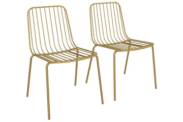 Caden Spisestol Gull - Dorel Home - Møbler - Stoler - Spisestuestoler & kjøkkenstoler