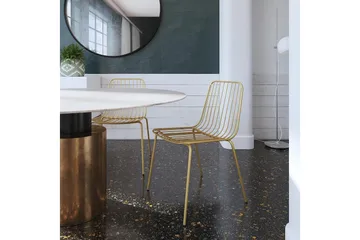 Caden Spisestol Gull - Dorel Home - Møbler - Stoler - Spisestuestoler & kjøkkenstoler