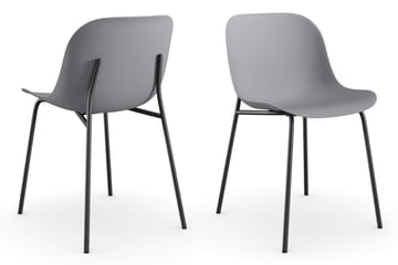 Cesareo Spisestol - Grå/Svart - Møbler - Stoler - Spisestuestoler & kjøkkenstoler