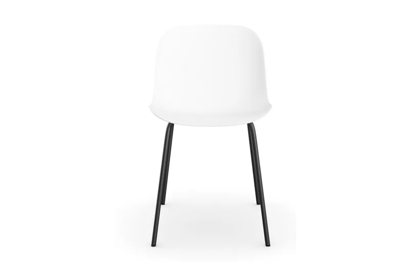 Cesareo Spisestol - Hvit/Svart - Møbler - Stoler - Spisestuestoler & kjøkkenstoler