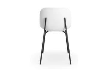 Cesareo Spisestol - Hvit/Svart - Møbler - Stoler - Spisestuestoler & kjøkkenstoler